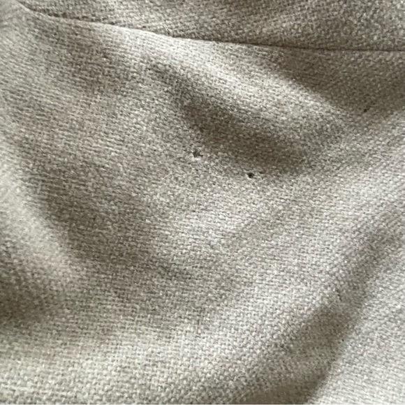 Vintage 1950’s Wool Gray Coat With Oversized Fur Collar - Picture 9 of 11